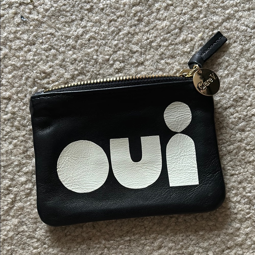 Clare V Oui coin purse